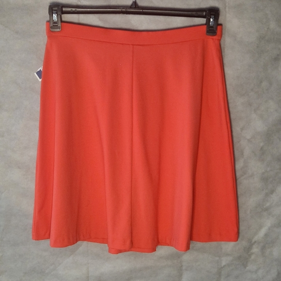 Adrienne Vittadini A-Line Skirt With Inverted  Front Pleat - Picture 2 of 7
